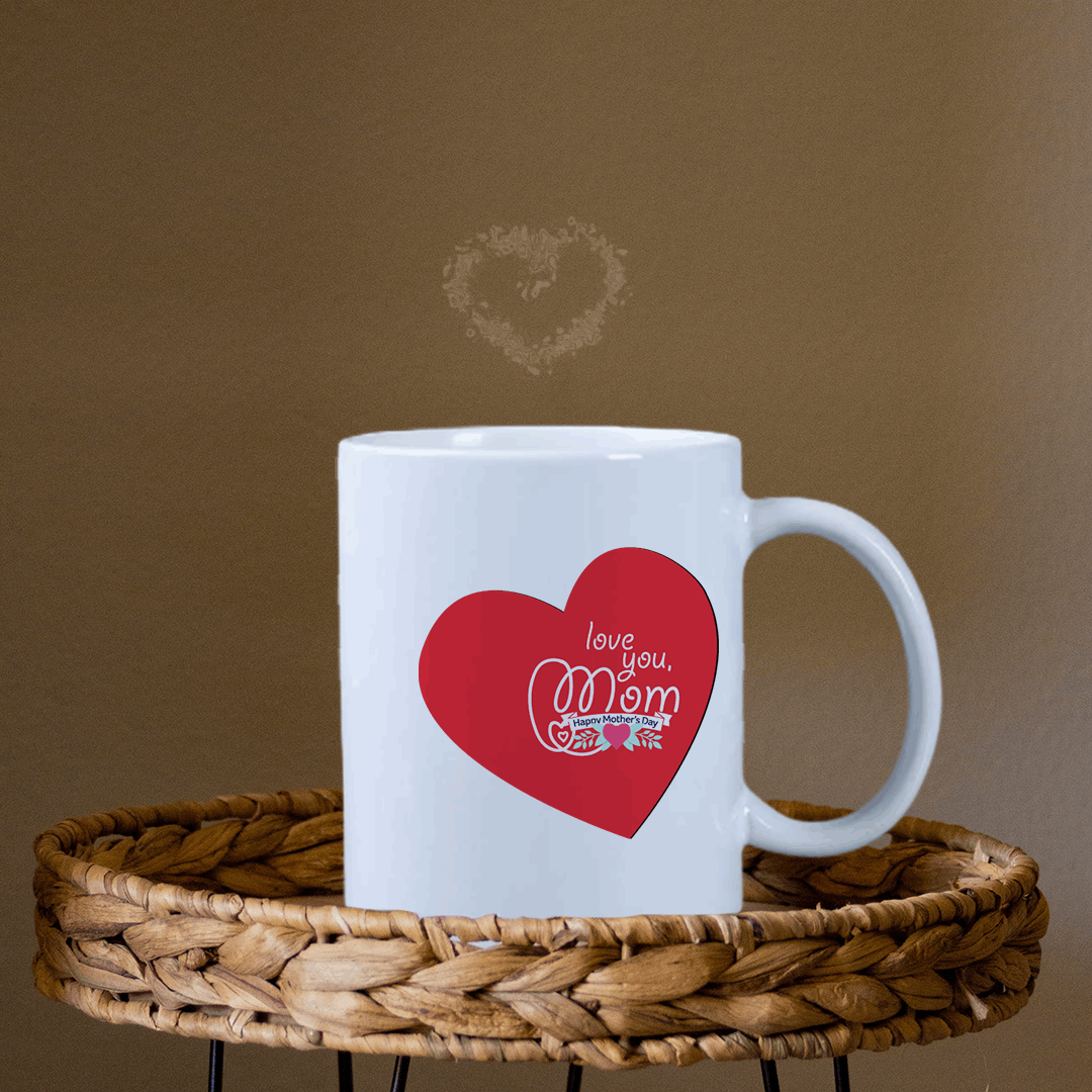 Personalized Love U Mom Mug - Premium from TheGiftBays - Just ₹350! Shop now at TheGiftBays
