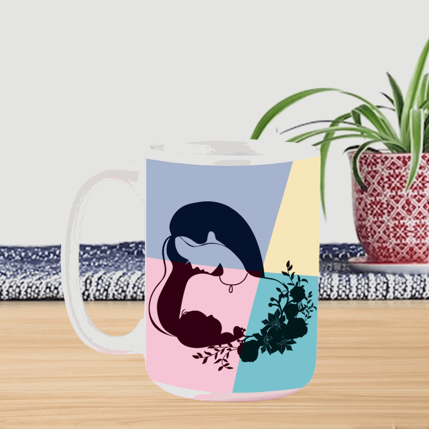 Personalized Mom Son Hug Mug - Premium from TheGiftBays - Just ₹350! Shop now at TheGiftBays