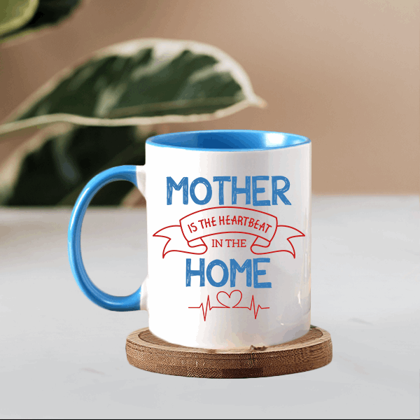 Personalized Mothers In Heart Mug - Premium from TheGiftBays - Just ₹350! Shop now at TheGiftBays