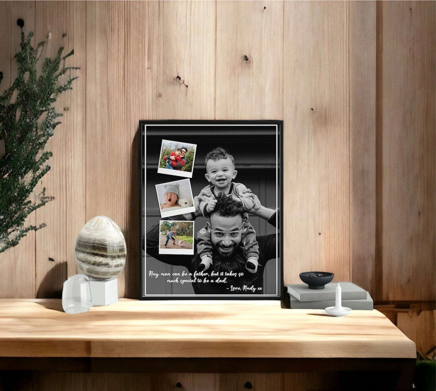 Fathers Day Personalised Special Daddy Photo Frame - Premium from TheGiftBays - Just ₹1300! Shop now at TheGiftBays