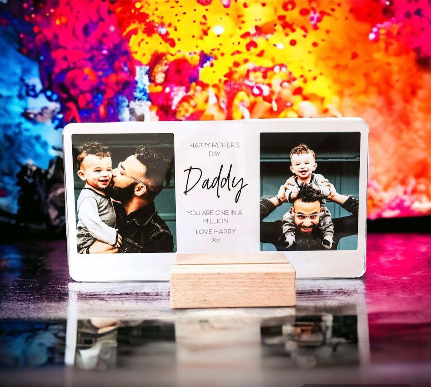 Fathers Day Personalised One In Million Daddy Caricature - Premium from TheGiftBays - Just ₹499! Shop now at TheGiftBays