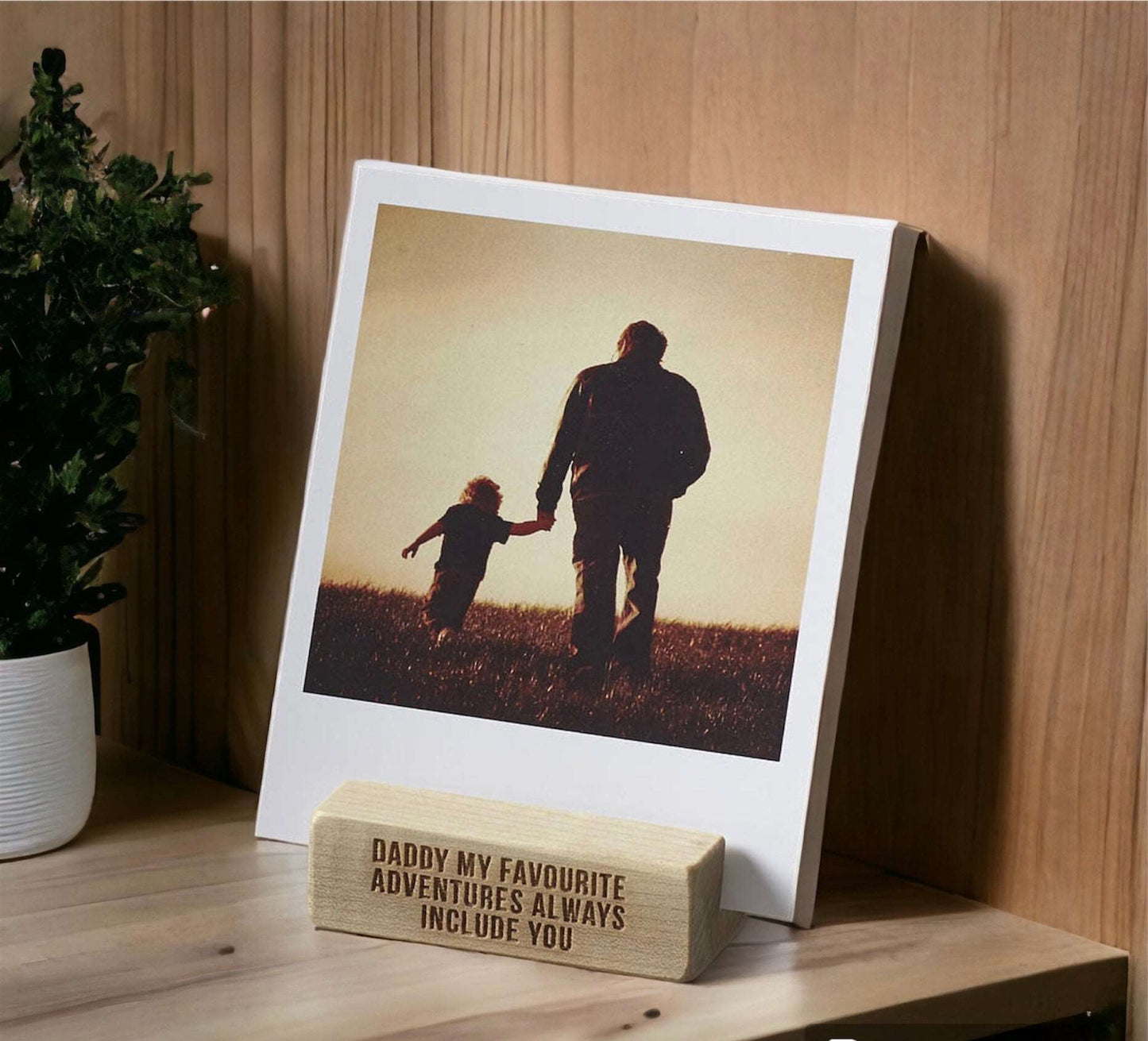Fathers Day Personalised Adventure Daddy Photo Caricature - Premium from TheGiftBays - Just ₹450! Shop now at TheGiftBays