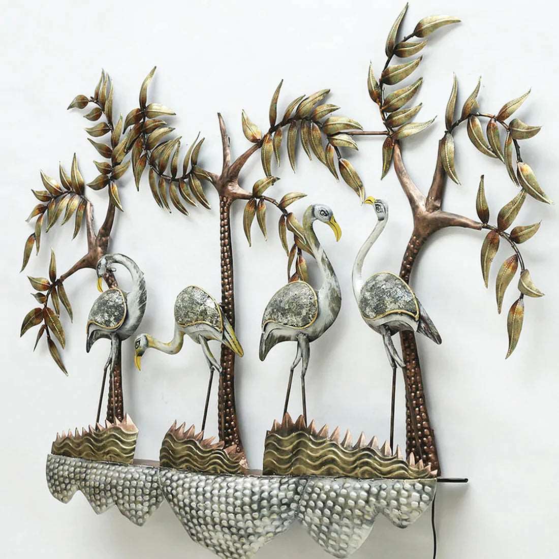 Metal Swan ON Hill Led Wall Art - Premium from The Gift Bays - Just ₹7999! Shop now at TheGiftBays