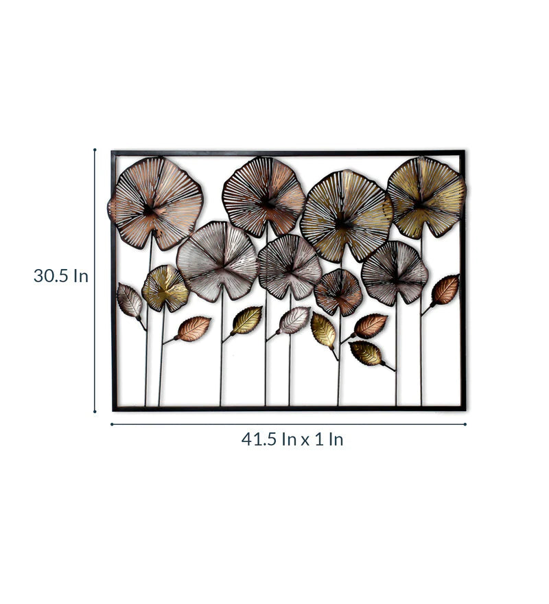 Wrought Iron Framed Leaf Wall Art In Multicolor - Premium from The Gift Bays - Just ₹4599! Shop now at TheGiftBays