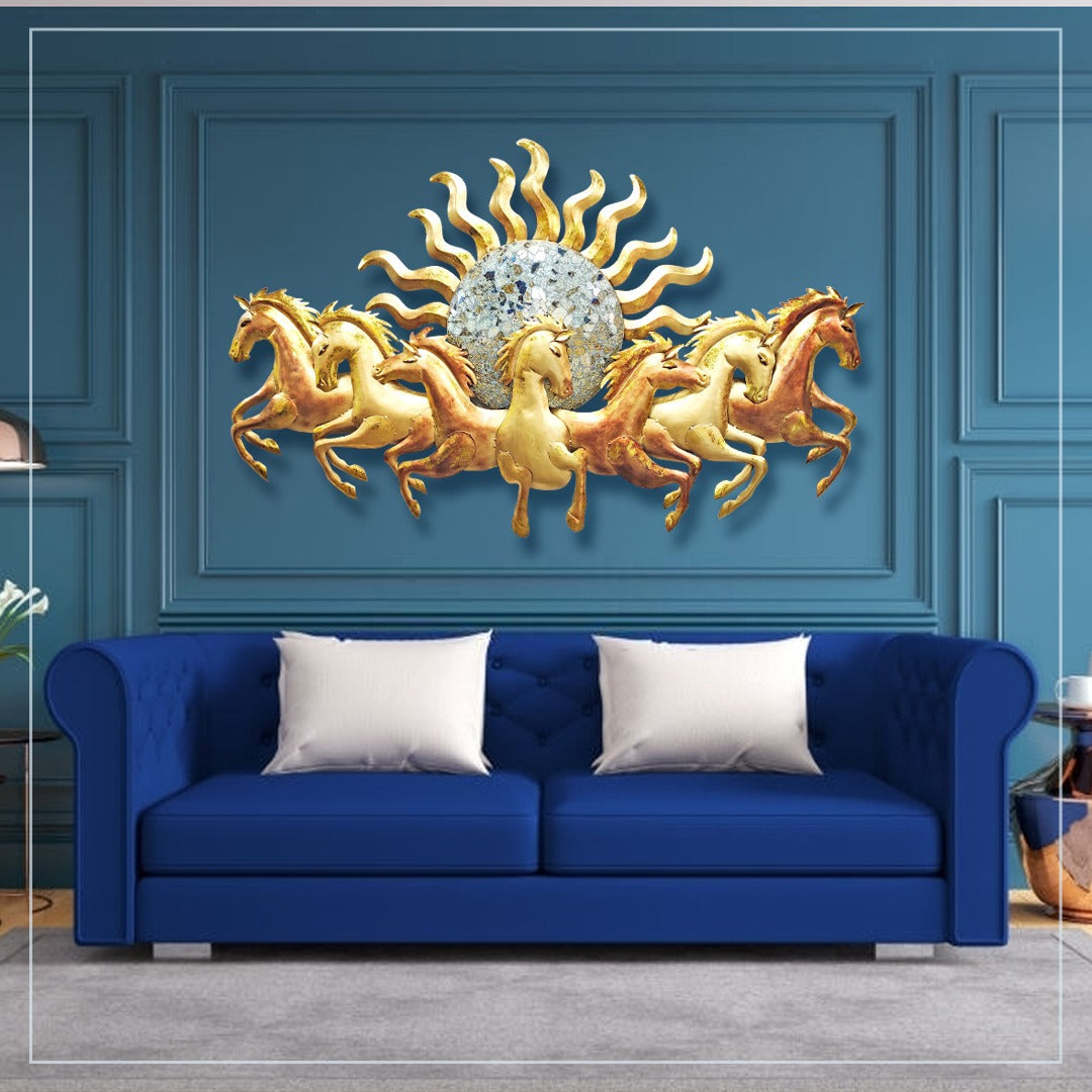 3D Luxury Metal Wall Art, Gold Leaves Metal Wall Denmark