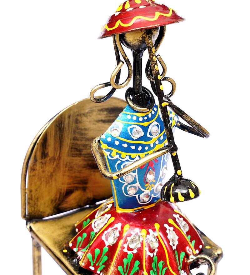 Metal Multicolour Musician Set of 3 Table Decor - Premium from The Gift Bays - Just ₹4200! Shop now at TheGiftBays
