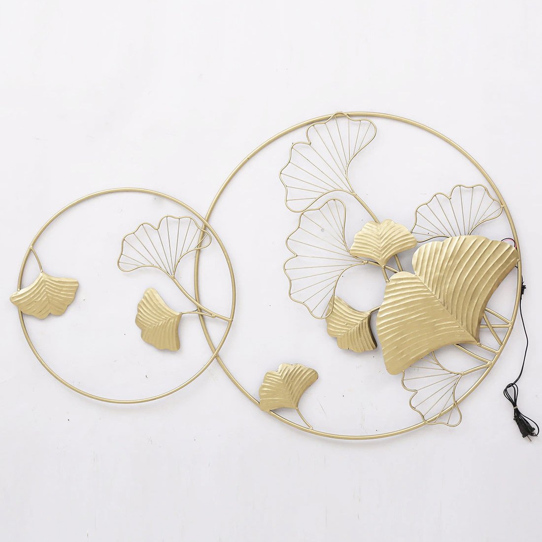 Golden Zingo Leaf Metal LED Wall Art - Premium from The Gift Bays - Just ₹6000! Shop now at TheGiftBays