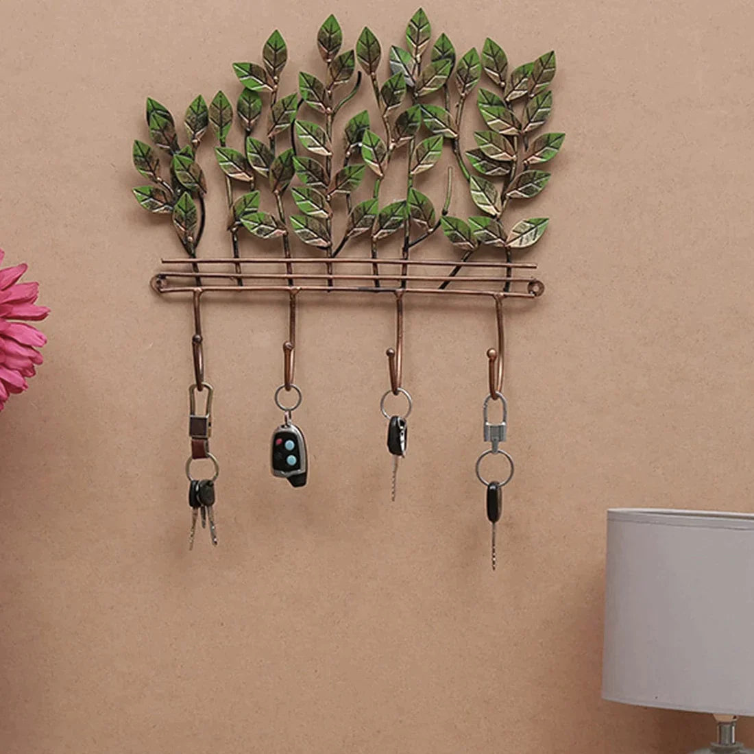 Metal Green Leaves Wall Hook - Premium from TheGiftBays - Just ₹1599! Shop now at TheGiftBays