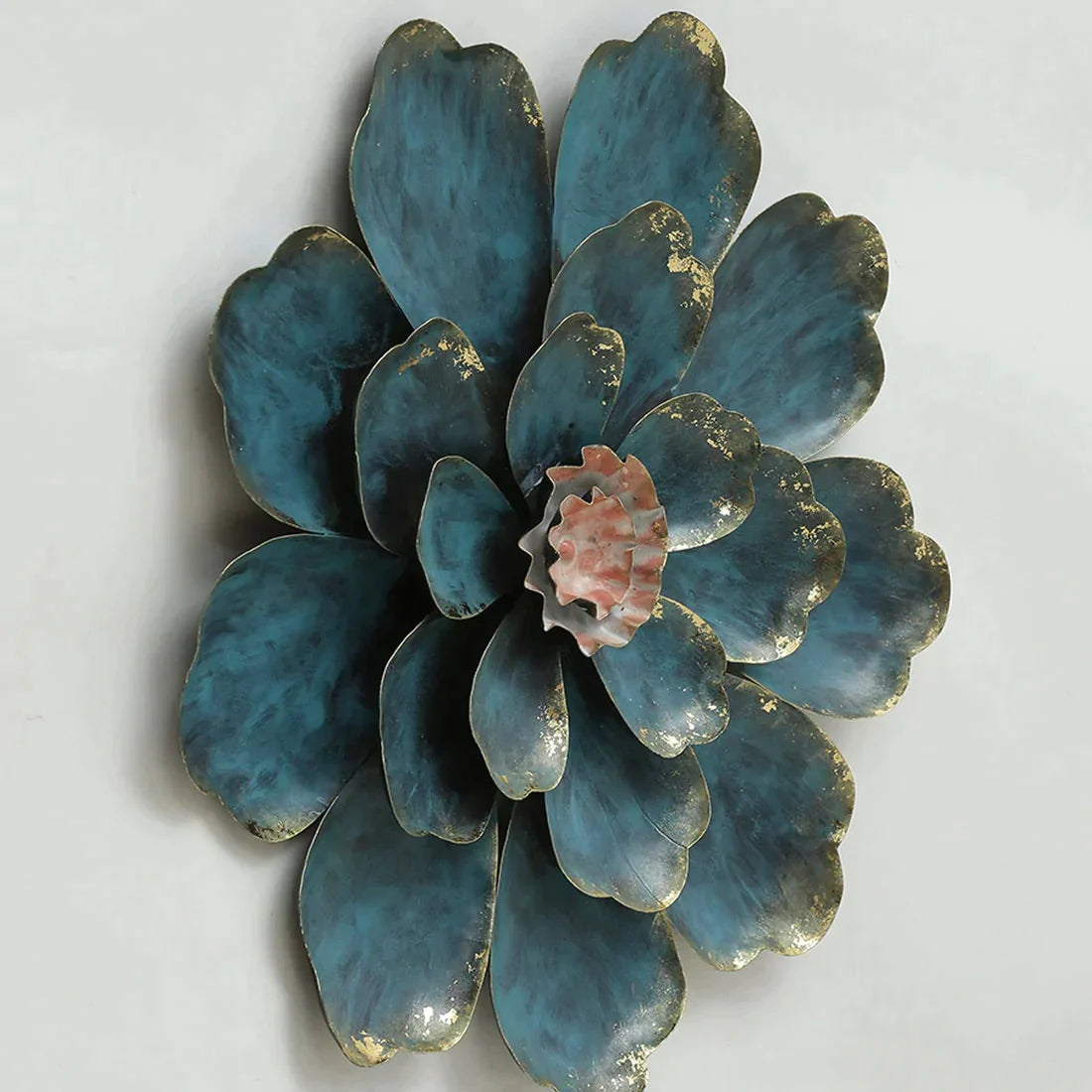 Metal Decorative Blue Flower Wall Art - Premium from The Gift Bays - Just ₹2899! Shop now at TheGiftBays