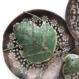 Metal Green Leaf Dome In Brown Led Wall Art - Premium from The Gift Bays - Just ₹7499! Shop now at TheGiftBays