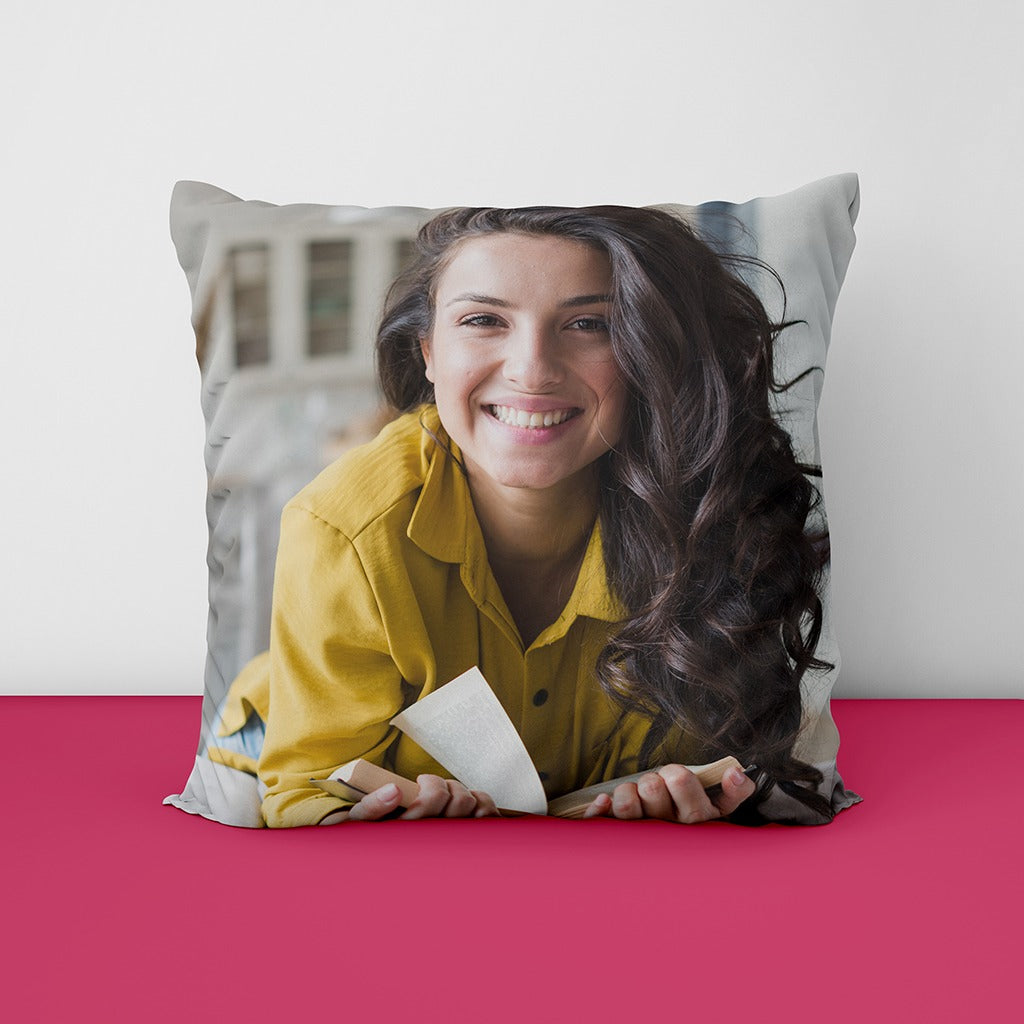 Personalized Photo Cushion - Premium Cushion from TheGiftBays - Just ₹400! Shop now at TheGiftBays