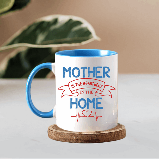 Personalized Mothers In Heart Mug - Premium  from TheGiftBays - Just ₹350! Shop now at TheGiftBays