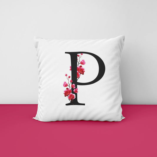 Personalized Floral Designed Cushion - Premium Cushion from TheGiftBays - Just ₹350! Shop now at TheGiftBays