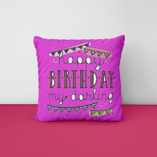 Customize Birthday Cushion - Premium Cushion from TheGiftBays - Just ₹400! Shop now at TheGiftBays