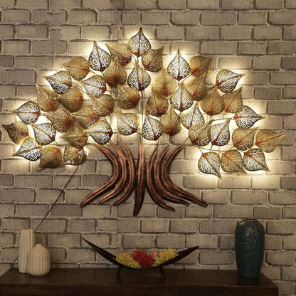 Metal Golden Tree Led Wall Art - Premium  from The Gift Bays - Just ₹7500! Shop now at TheGiftBays