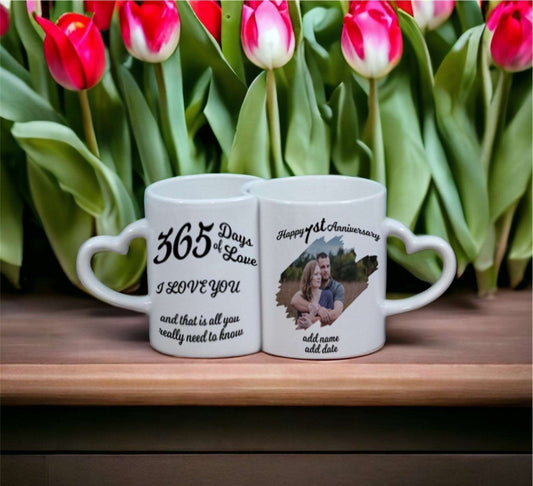 Personalised Anniversary Mugs - Premium  from TheGiftBays - Just ₹850! Shop now at TheGiftBays