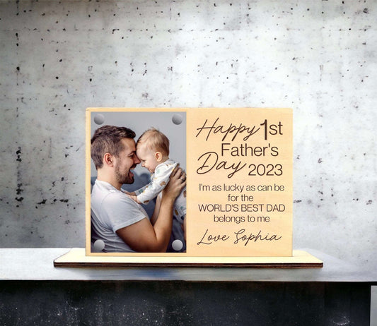 Fathers Day Personalised First Fathers Day Caricature - Premium  from TheGiftBays - Just ₹399! Shop now at TheGiftBays