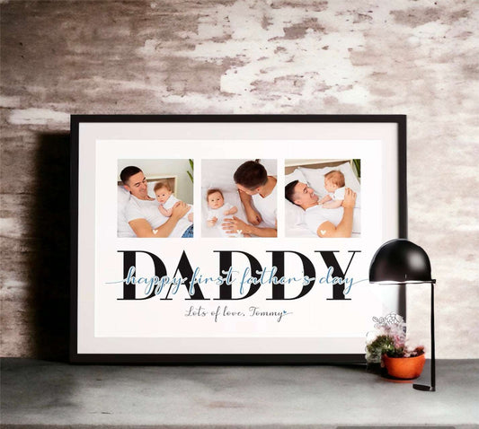 Fathers Day Personalised First Fathers Day Photo Frame - Premium  from TheGiftBays - Just ₹1350! Shop now at TheGiftBays