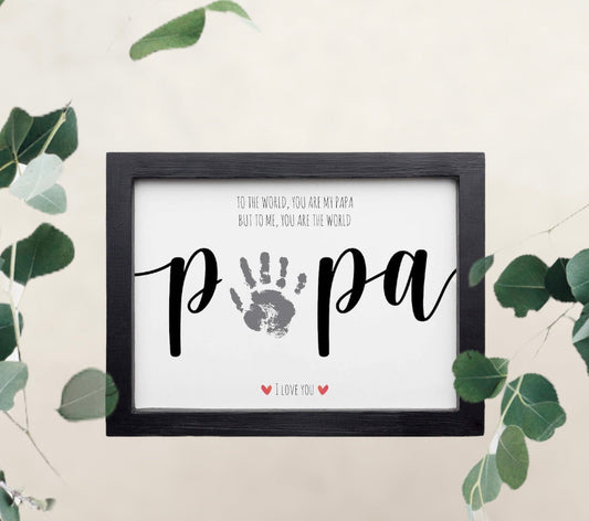 Fathers Day Personalised Papa Photo Frame - Premium  from TheGiftBays - Just ₹1350! Shop now at TheGiftBays