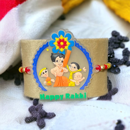 India Chhota Bheem Kids Rakhi - Premium Rakhi from TheGiftBays - Just ₹175! Shop now at TheGiftBays