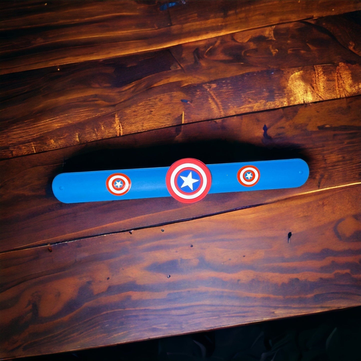 Captain America Slap Band Kids Rakhi - Premium Rakhi from TheGiftBays - Just ₹175! Shop now at TheGiftBays