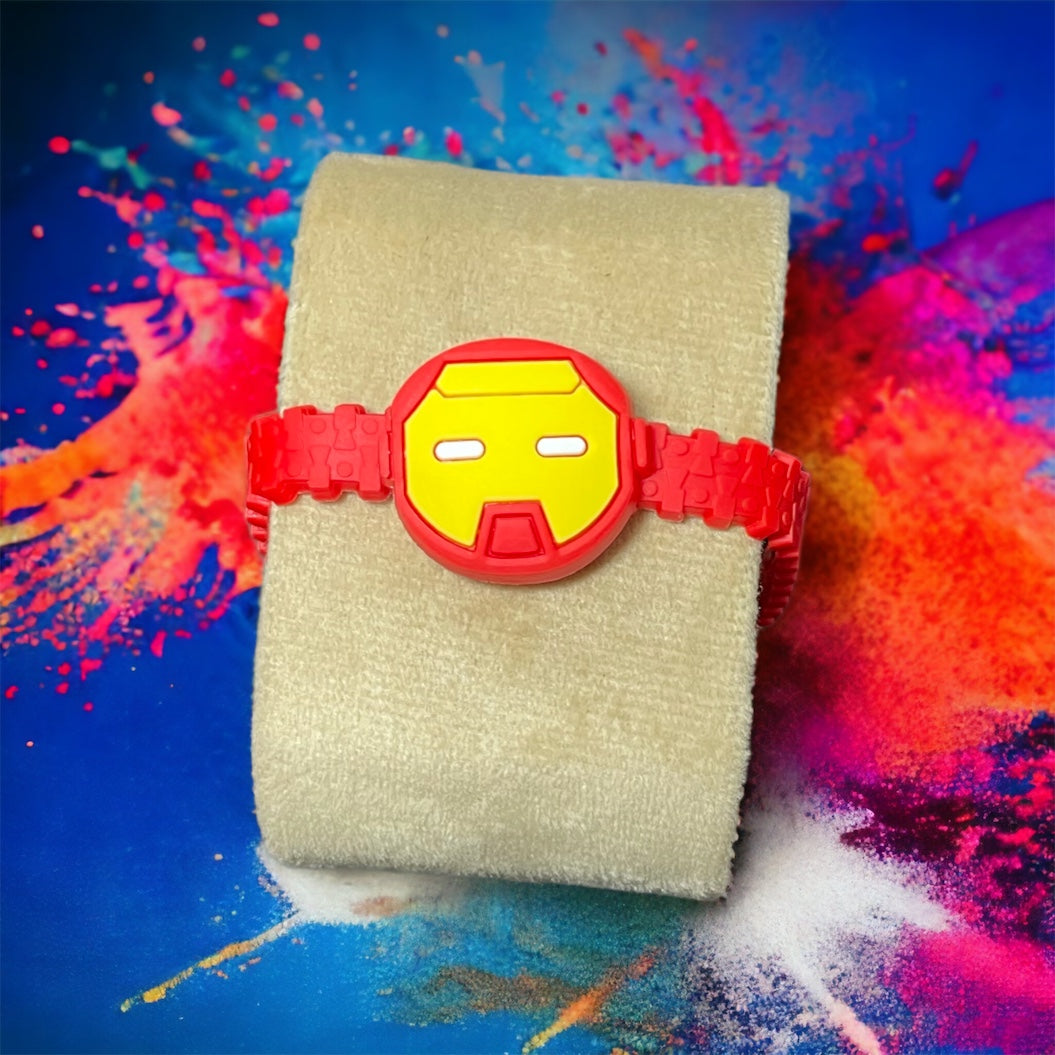 Rakhi For Kids Iron Man Face Fancy Rakhi - Premium Rakhi from TheGiftBays - Just ₹175! Shop now at TheGiftBays