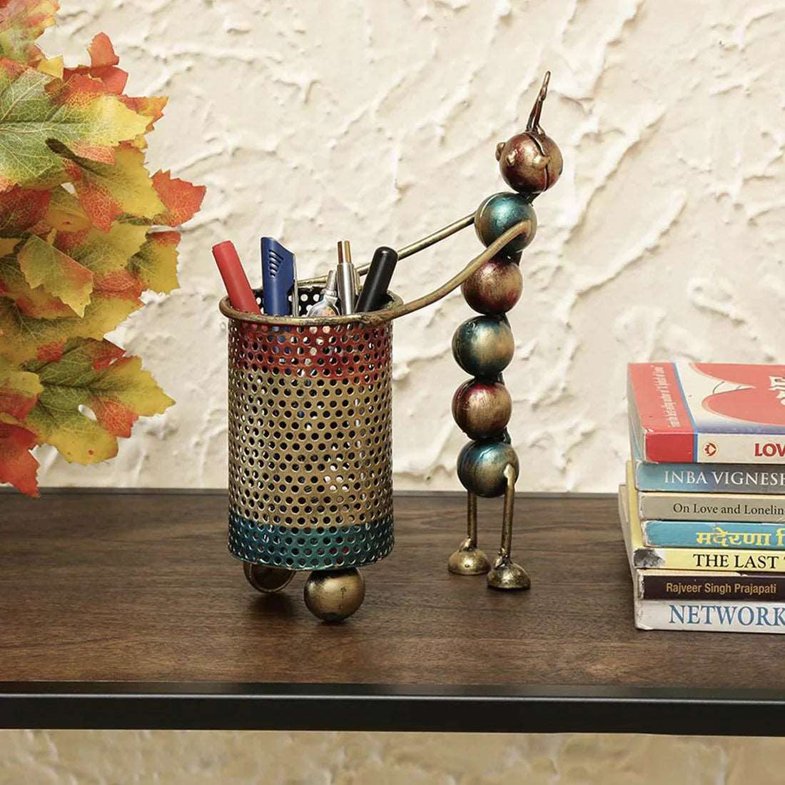 Metal Ant Multicolour Pen Stand - Premium  from TheGiftBays - Just ₹1599! Shop now at TheGiftBays