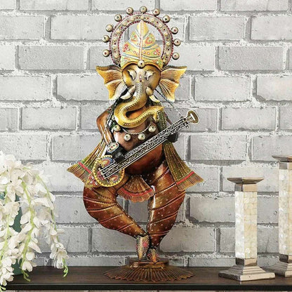 Multicolour Guitar Ganesh Table Decor - Premium  from The Gift Bays - Just ₹4800! Shop now at TheGiftBays