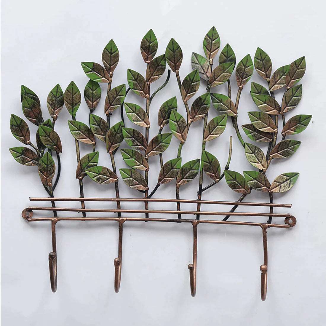 Metal Green Leaves Wall Hook - Premium  from TheGiftBays - Just ₹1599! Shop now at TheGiftBays