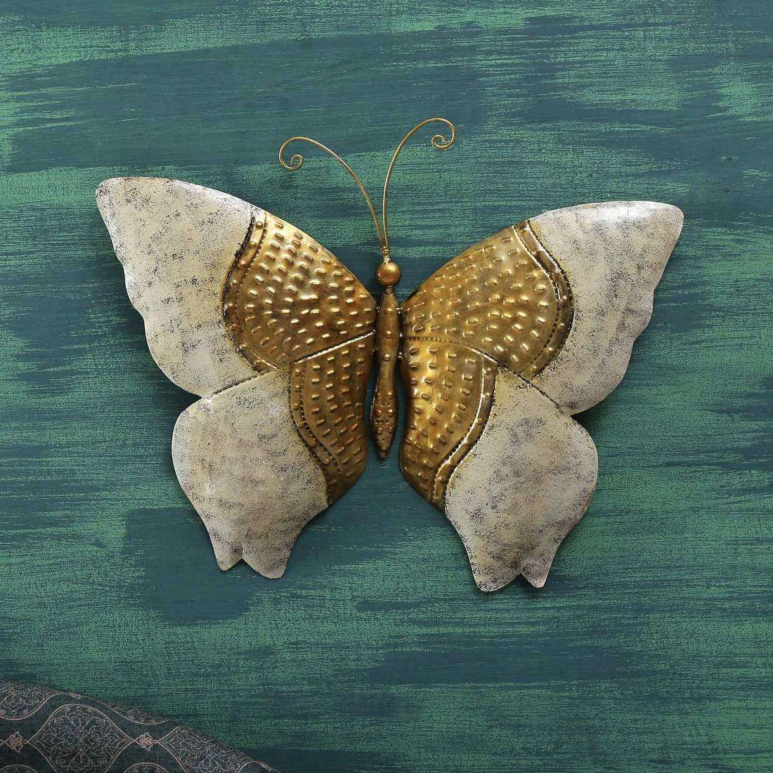 Metal Butterfly Multicolour Wall Decor - Premium  from TheGiftBays - Just ₹2099! Shop now at TheGiftBays