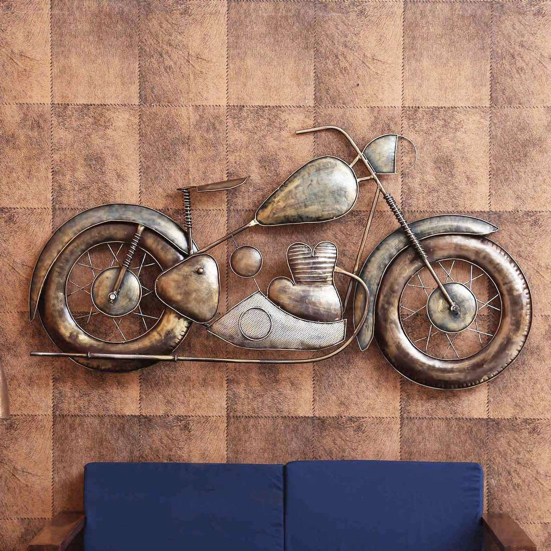 Metal Harley Davidson Bike Wall Art - Premium  from The Gift Bays - Just ₹7500! Shop now at TheGiftBays