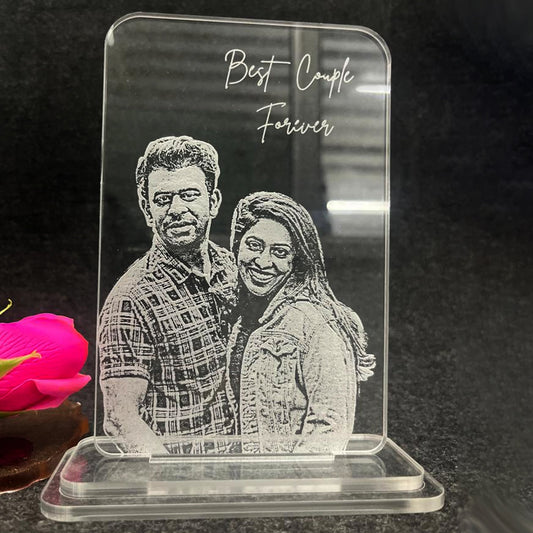 Best Couple Engraved Photo Frame (6x4 Inches) - Premium Gifts by Category from Preezmo Gifts - Just ₹545! Shop now at TheGiftBays