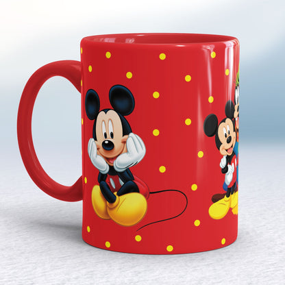 Mickey Mouse red Ceramic Mug - Premium Mugs from giflorify - Just ₹459! Shop now at TheGiftBays