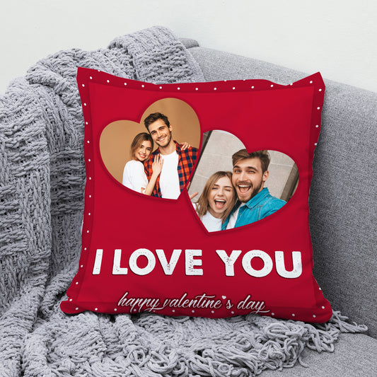 I LOVE YOU Personalized satin pillow - Premium Valentine day from giflorify - Just ₹595! Shop now at TheGiftBays