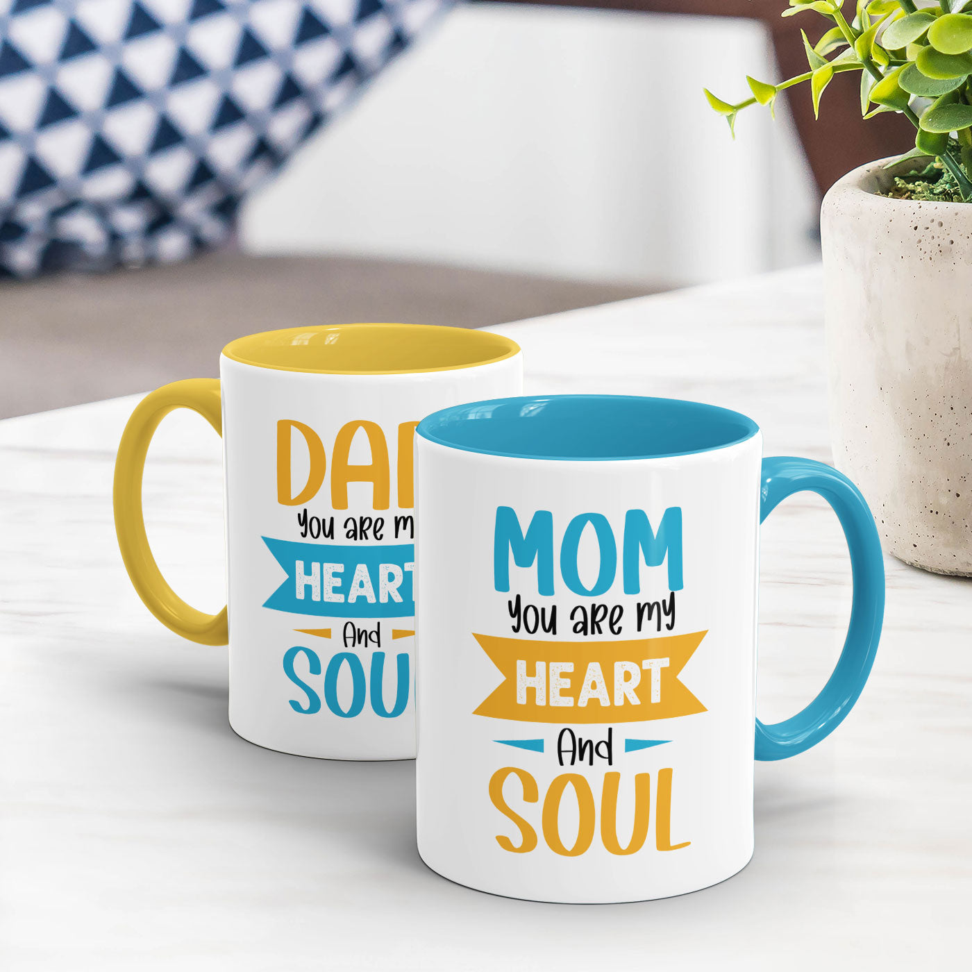 Personalize mom & dad mug - Premium  from giflorify - Just ₹675! Shop now at TheGiftBays