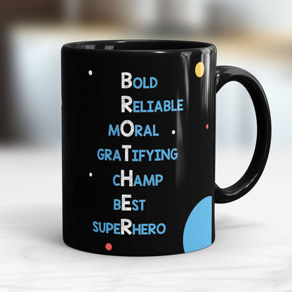 Brothers black Ceramic Mug - Premium Mugs from giflorify - Just ₹459! Shop now at TheGiftBays