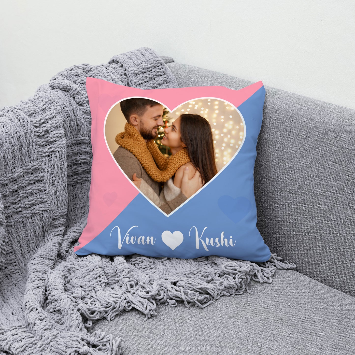 Personalized satin pillow - Premium personalized gifts from giflorify - Just ₹435! Shop now at TheGiftBays