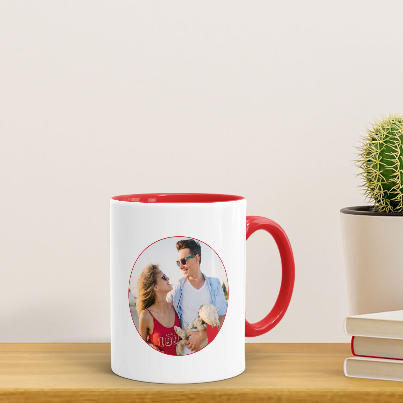 Queen of all the hearts Personalized red  mug - Premium Anniversary gifts from giflorify - Just ₹345! Shop now at TheGiftBays