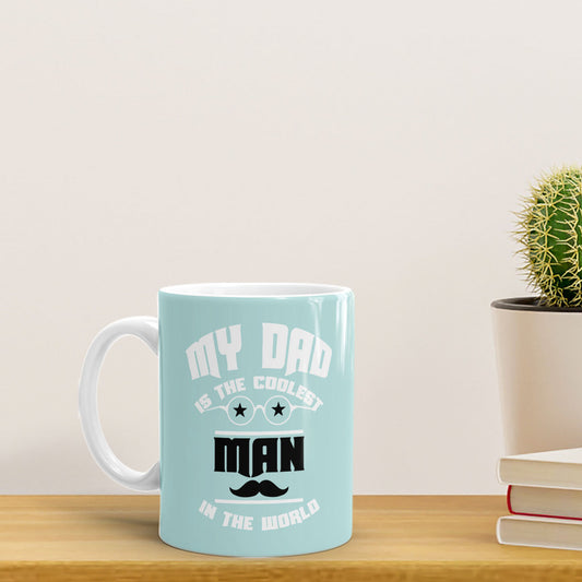 My dad is the coolest man Personalized White mug - Premium  from giflorify - Just ₹345! Shop now at TheGiftBays