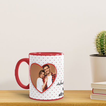 valentine's day personalized mug - Premium  from giflorify - Just ₹365! Shop now at TheGiftBays