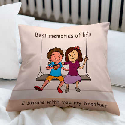 Best memories of life Satin Pillow - Premium Pillows from giflorify - Just ₹549! Shop now at TheGiftBays