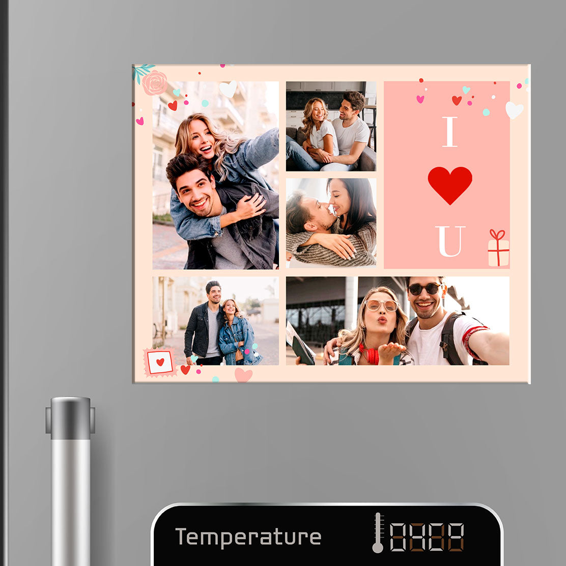 I Love You Personalize Fridge Magnet - Premium  from giflorify - Just ₹485! Shop now at TheGiftBays