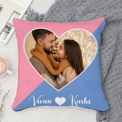 Personalized satin pillow - Premium personalized gifts from giflorify - Just ₹435! Shop now at TheGiftBays