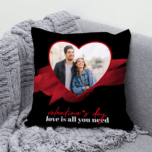 couple special Personalized satin pillow - Premium Valentine day from giflorify - Just ₹595! Shop now at TheGiftBays