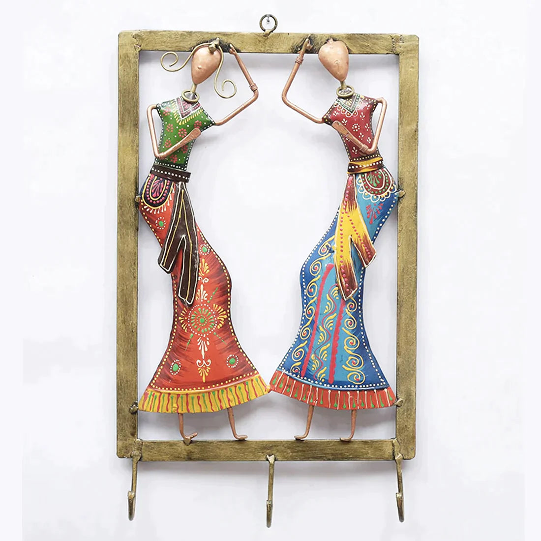 Metal Two Lady Frame Wall Hook - Premium  from TheGiftBays - Just ₹2099! Shop now at TheGiftBays