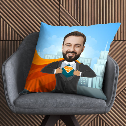 Dad Caricature Pillow - Premium  from giflorify - Just ₹675! Shop now at TheGiftBays