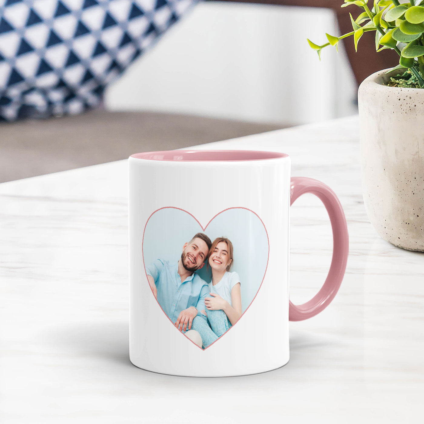 Be mine valentine Personalized red and pink mug - Premium Anniversary gifts from giflorify - Just ₹695! Shop now at TheGiftBays