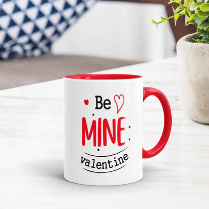 Be mine valentine Personalized red and pink mug - Premium Anniversary gifts from giflorify - Just ₹695! Shop now at TheGiftBays