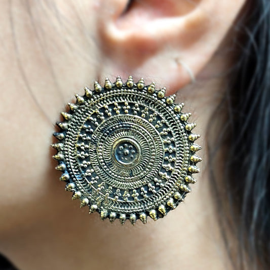 Traditional Round Earrings - Premium jewellery from giflorify - Just ₹435! Shop now at TheGiftBays