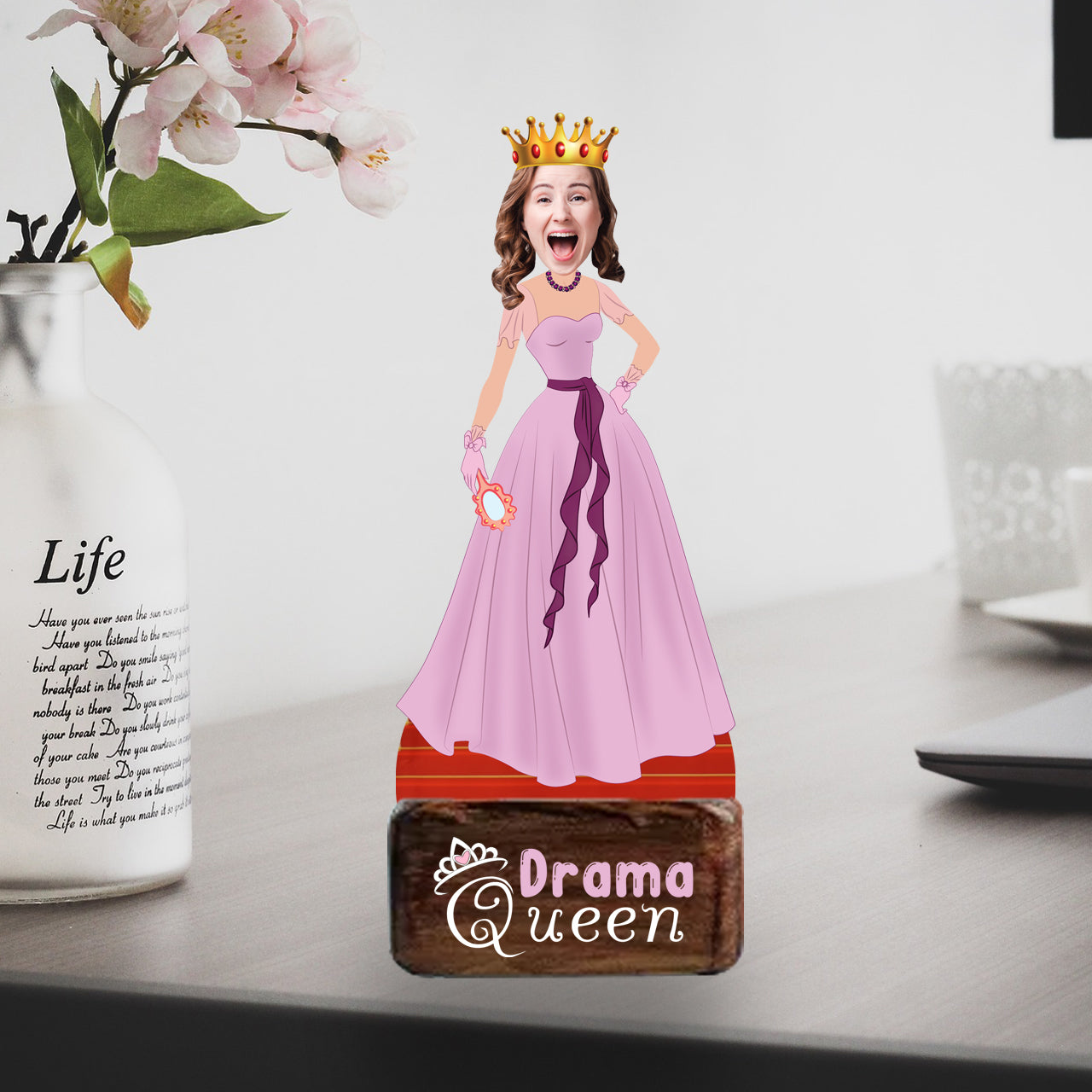 Drama Queen Caricature - Premium  from Preezmo Gifts - Just ₹445! Shop now at TheGiftBays